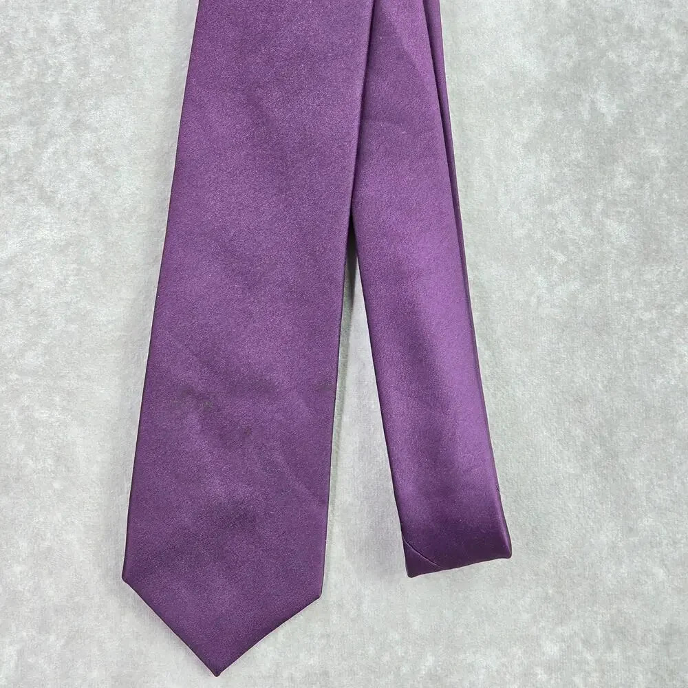 Croft & Barrow Solid Purple Executive Party Fathe… - image 2